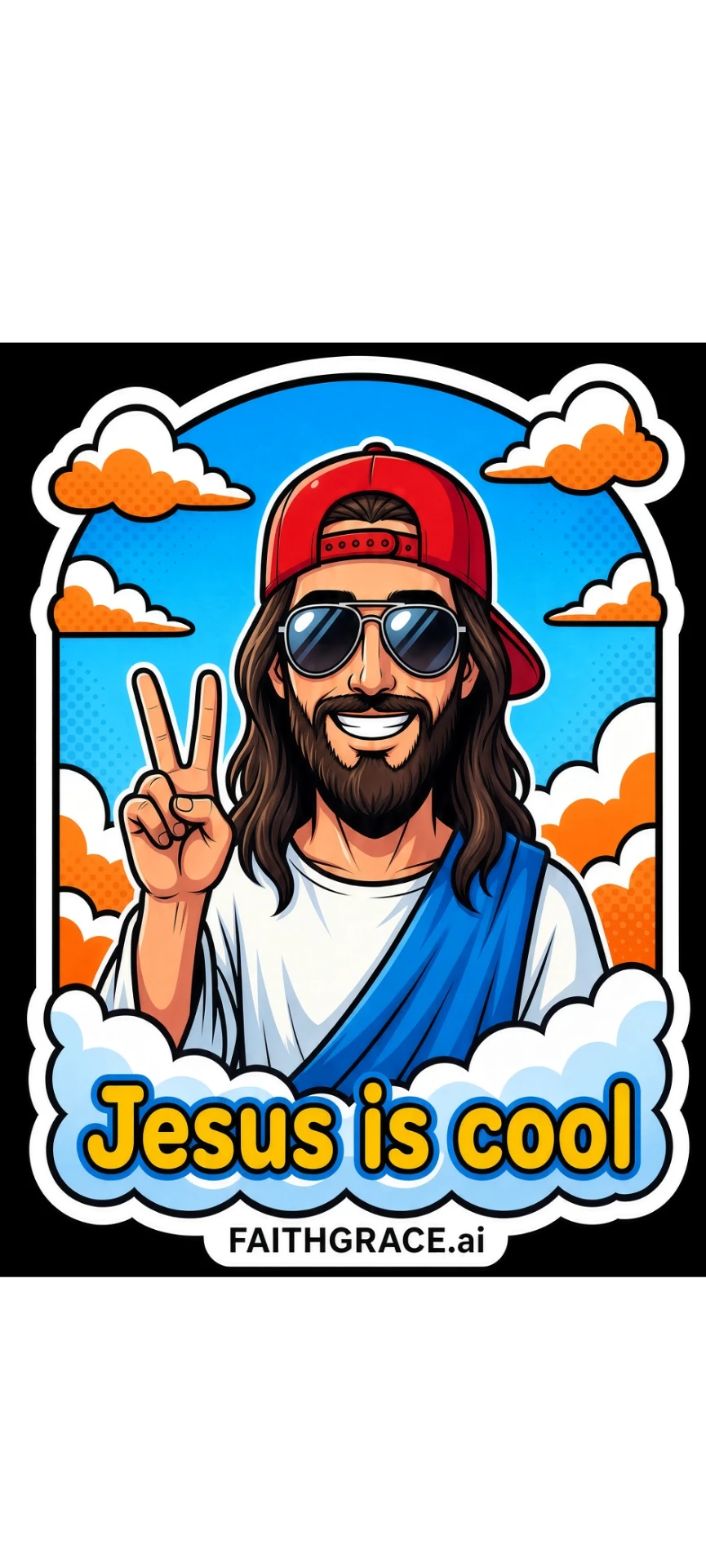 Jesus Is Cool — Sticker